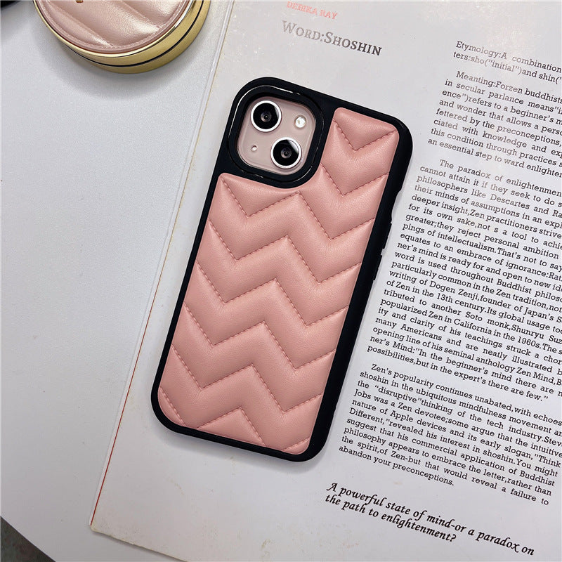 CASYFiE Simple Solid Colour Textured Apple iPhone Case