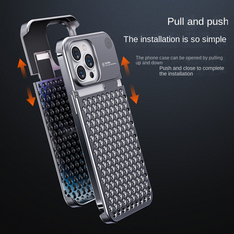 CASYFiE Aluminum Alloy Anti-fall Shockproof Aromatherapy Apple iPhone Case