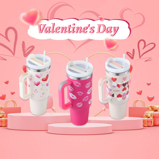 CASYFiE Valentine's Special 40oz - Portable Stainless Steel Insulation Cup