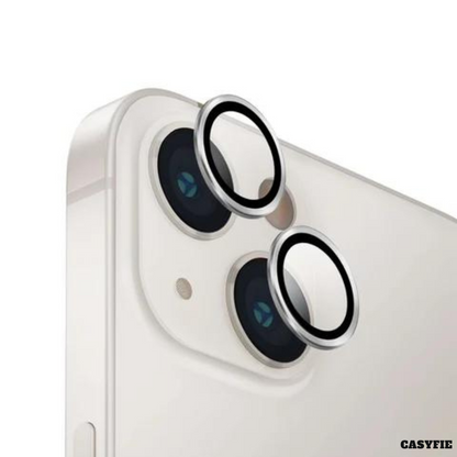Casyfie Camera Rings/Lens Protector Silver For iPhone 14/14 Plus Pack Of 3 Lens