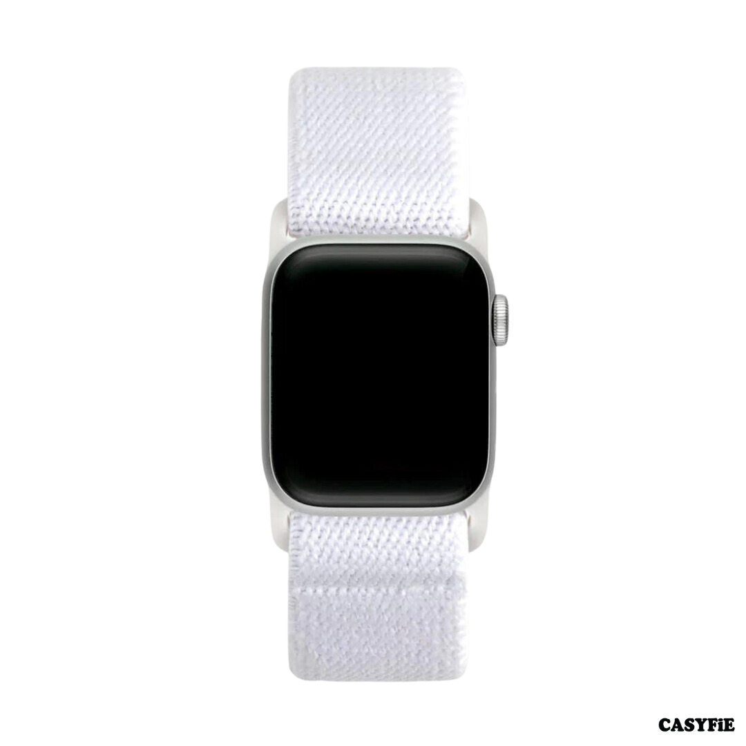 Casyfie Nylon stretchable Sport Apple Watch band compatible With 42/44/45/49MM