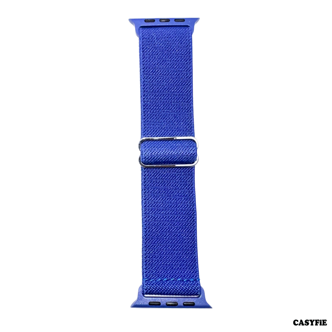 Casyfie Nylon Blue Sport Apple Watch Band Compatible With 42/44/45/49MM