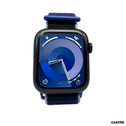 Casyfie Velcro Blue Band Compatible With Apple Watch 42/44/45MM Men/Women