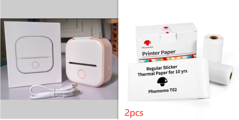 CASYFiE Portable Mini Thermal Label Printer