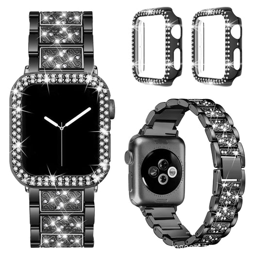 CASYFiE Diamond Plus 2 Bezels Apple Watch Strap