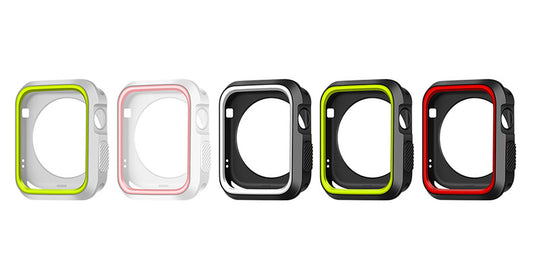 CASYFiE Two-color Silicone Soft Apple Watch Case 38/40/41/44 MM