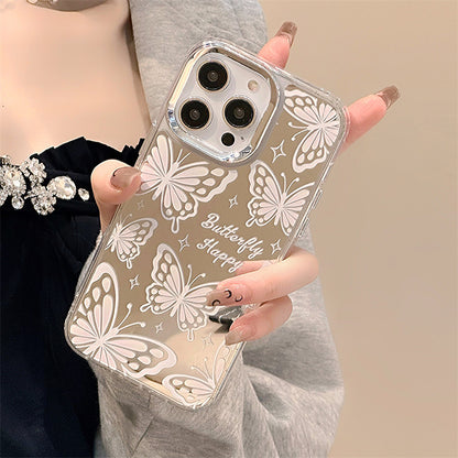CASYFiE Beautiful Butterfly Case With Bracelet For Apple iPhone