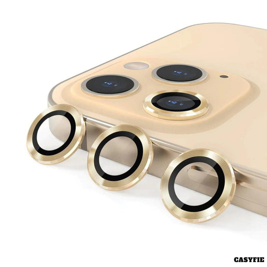Casyfie Camera Rings/Lens Protector Gold For iPhone 13 PRO/13 PRO MAX