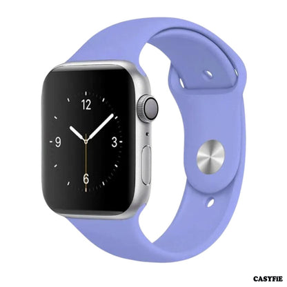 Casyfie Apple Watch Lilac Silicone Strap Fits With 42/44/45/49MM Men/Women