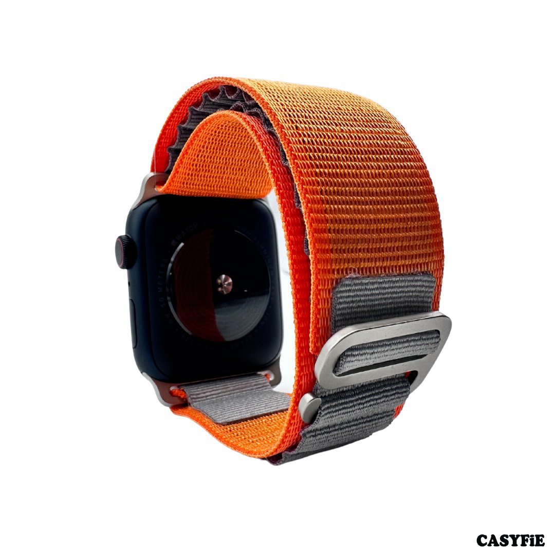 Alpine Loop Orange Grey Strap for Apple Watch 42/44/45MM